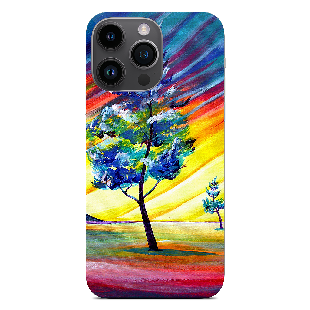 Thick Frost Sunset Glow iPhone Skin