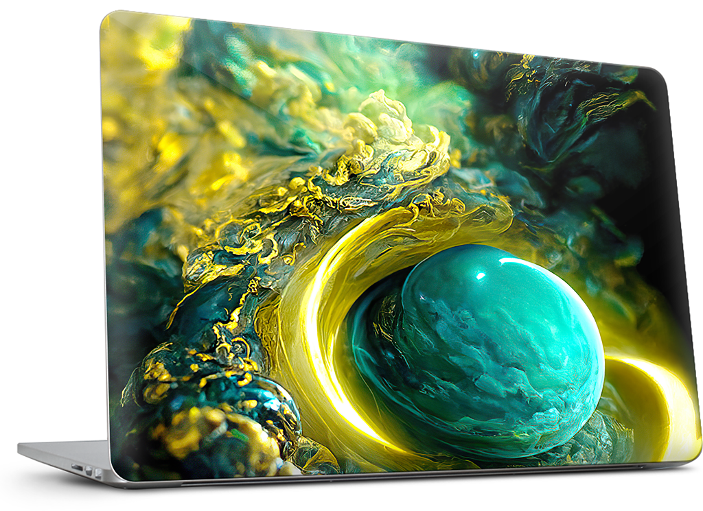 Planetary Accretion MacBook Skin