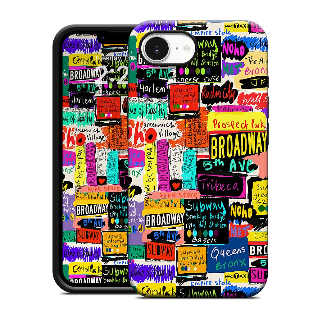 NYC Words iPhone Case