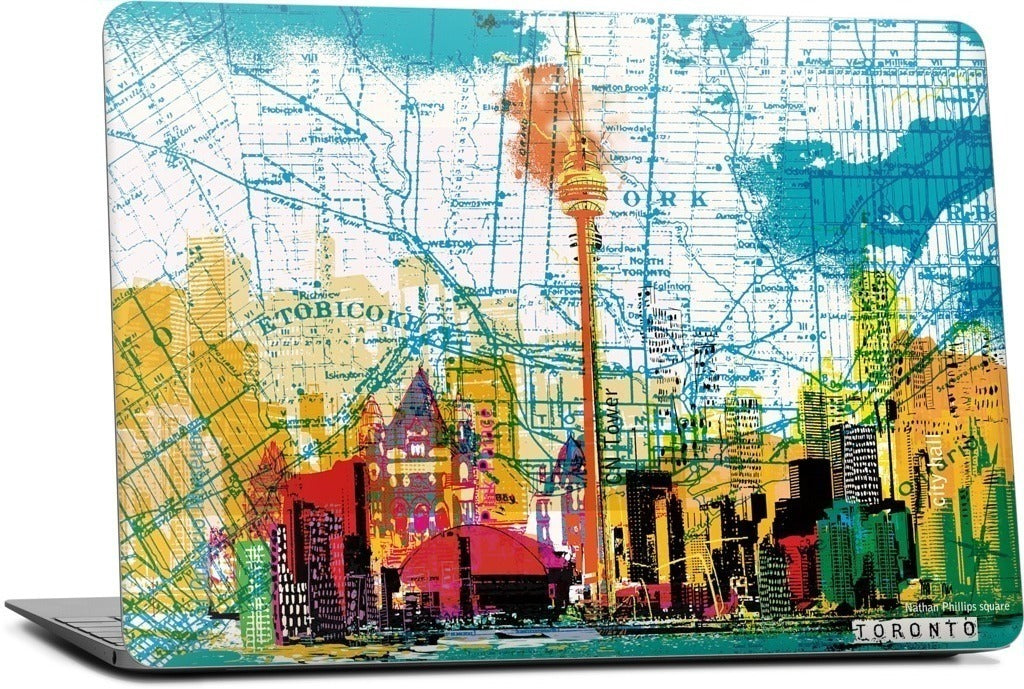 Toronto Skyline MacBook Skin