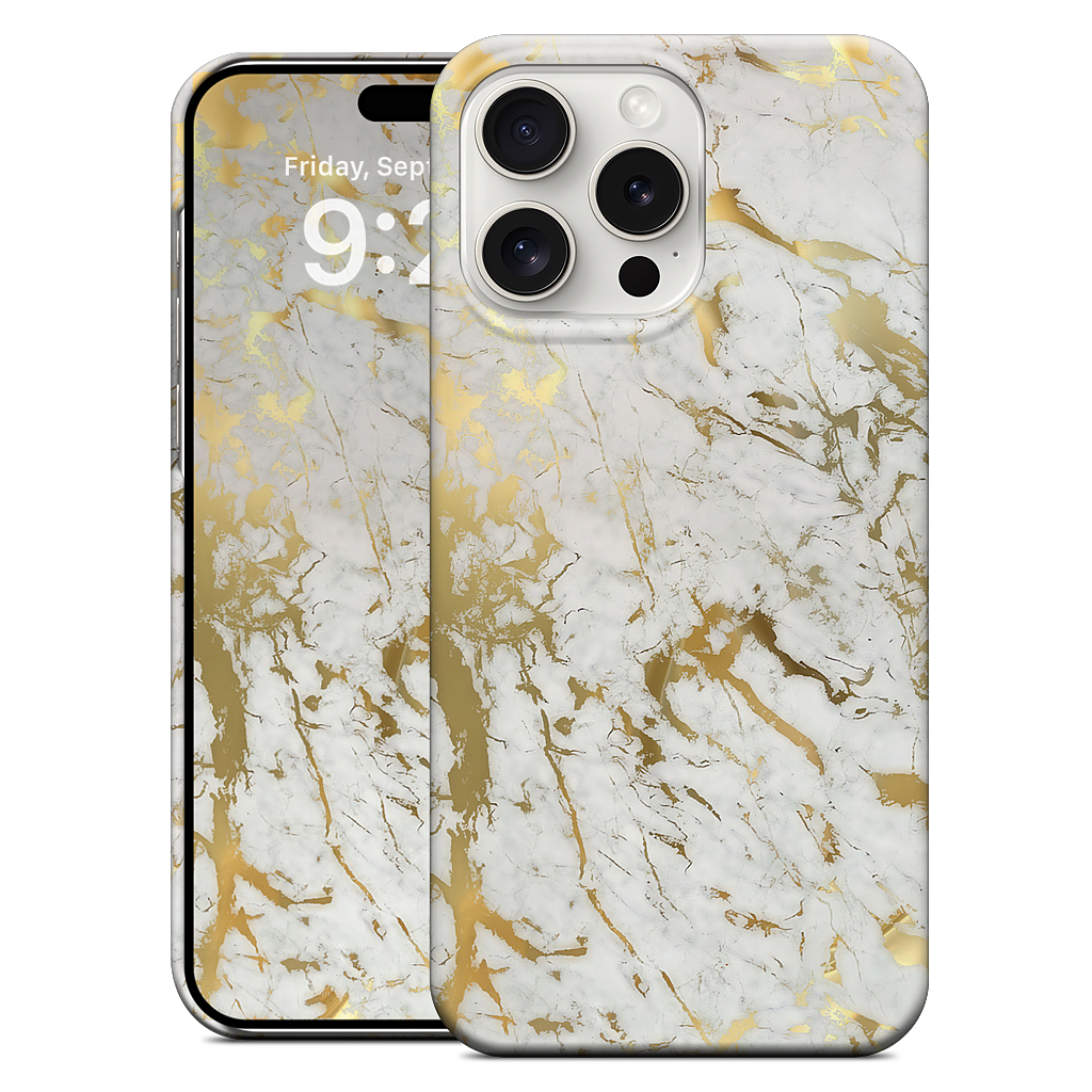 Gold Marble iPhone Case