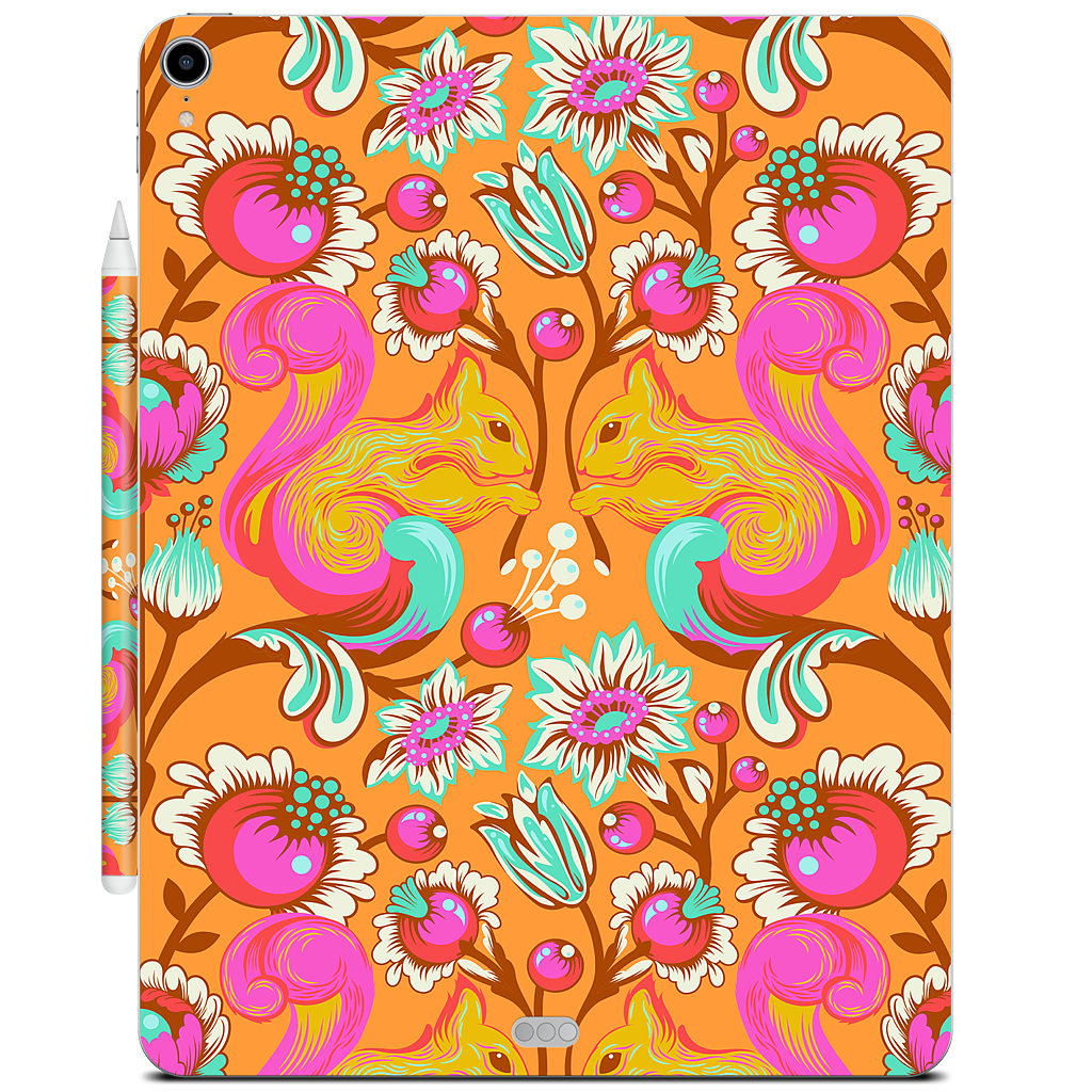 Squirrel Begonia iPad Skin