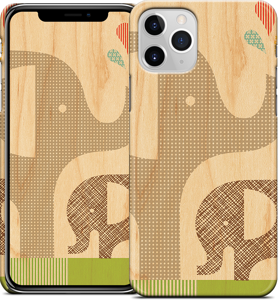 Elephant with Calf iPhone Case