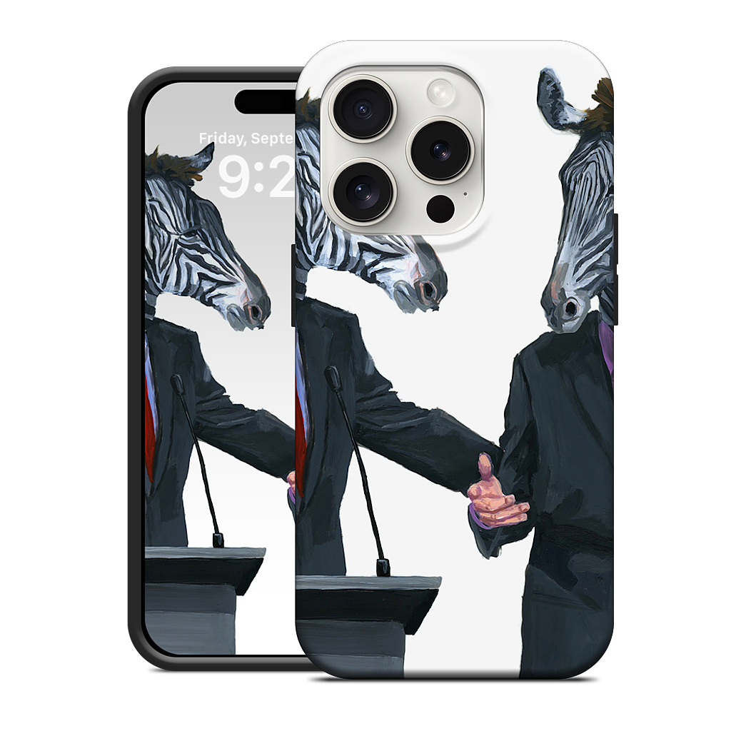 Education, The Commerce And Let's See... iPhone Case