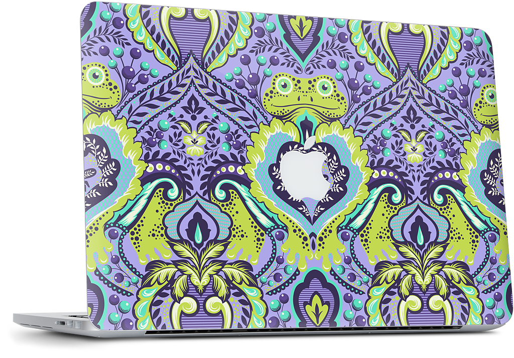 Frog Prince Orchid MacBook Skin