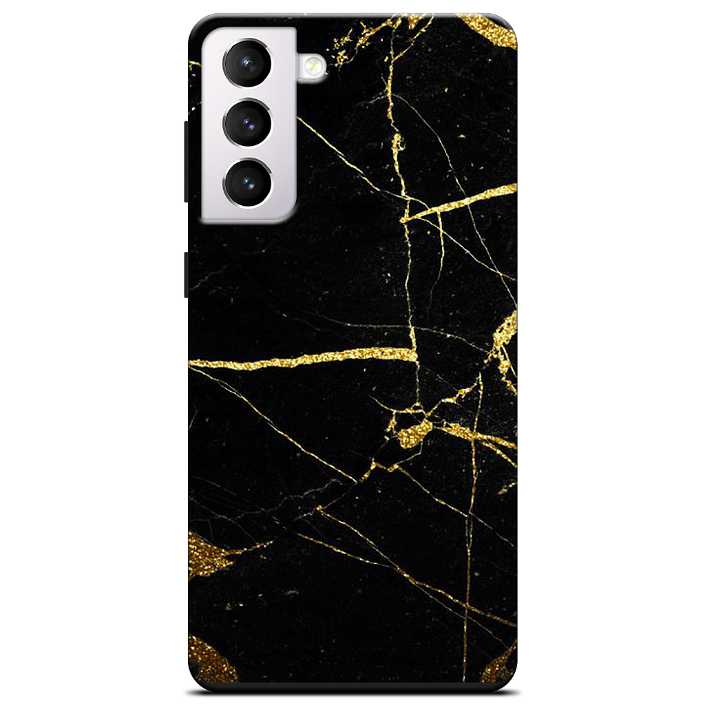 Black and Gold Marble Samsung Case