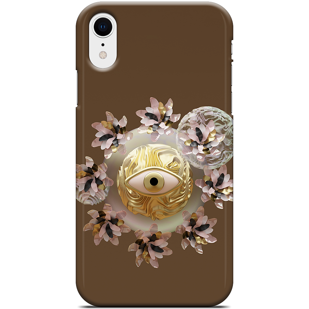 Golden Flowers iPhone Case