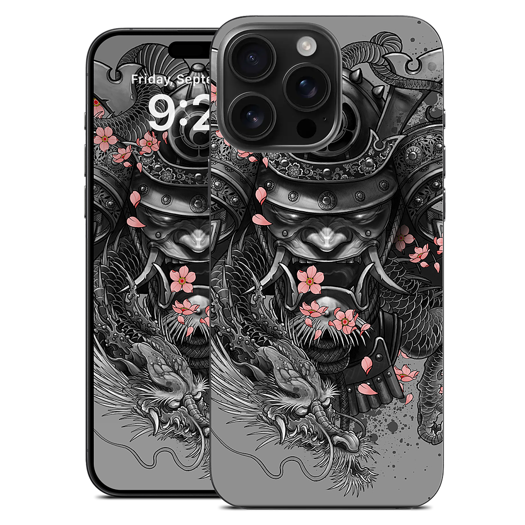 Samurai Dragon iPhone Skin
