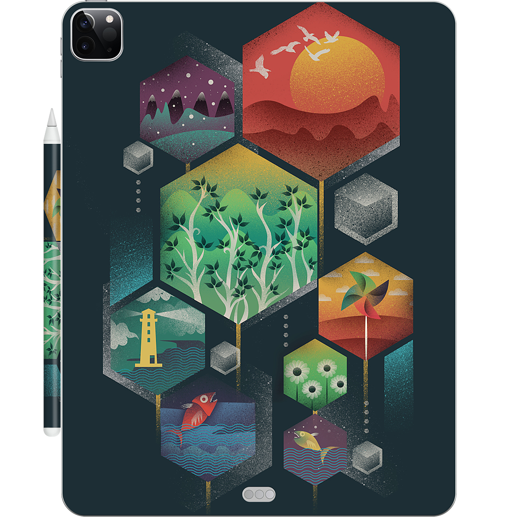 Geometrical Wonders iPad Skin