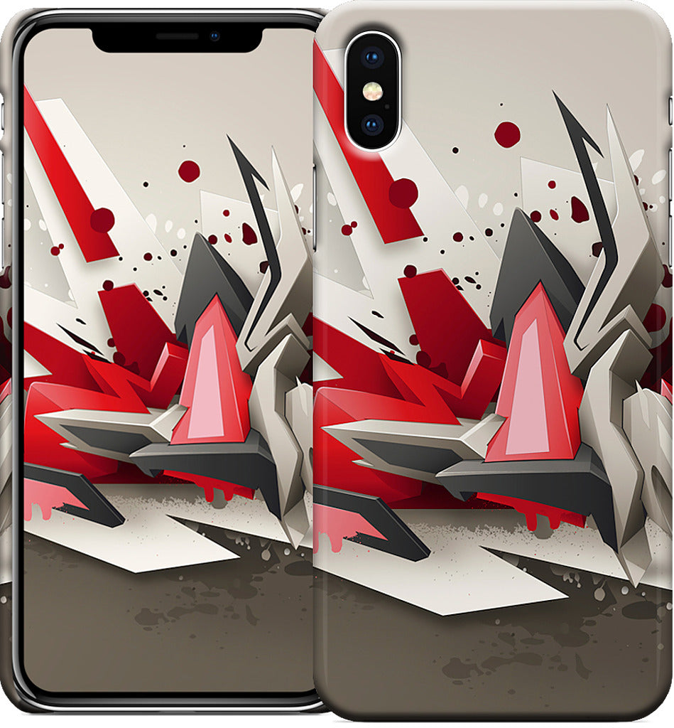 Red Metal iPhone Case