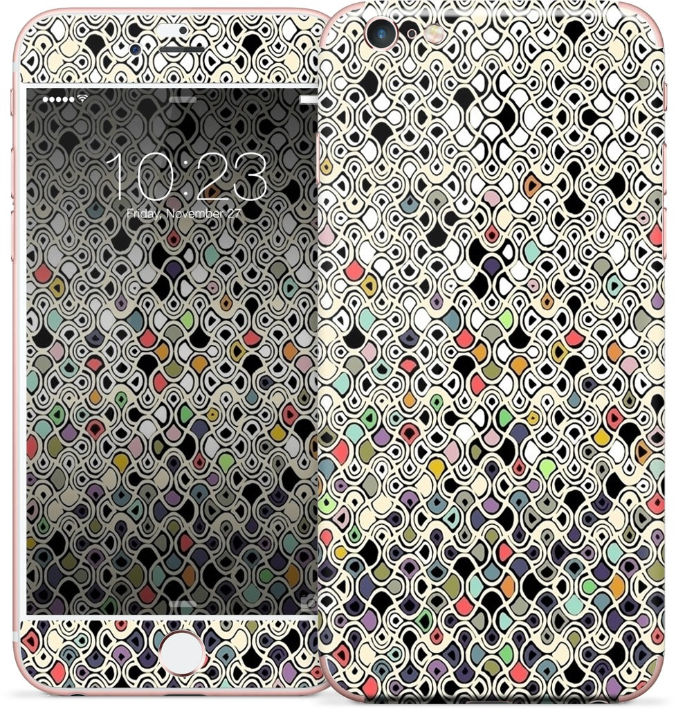 cellular ombre iPhone Skin