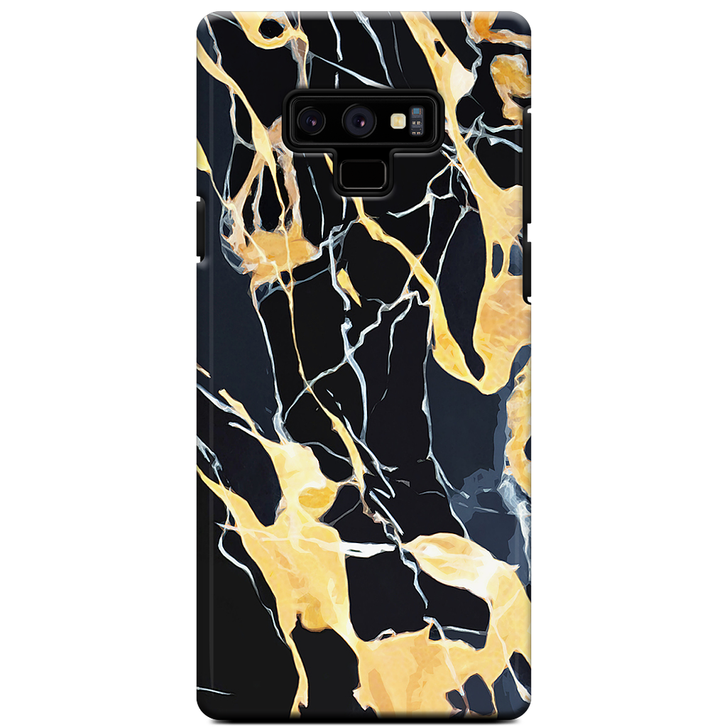 Black Marble Samsung Case