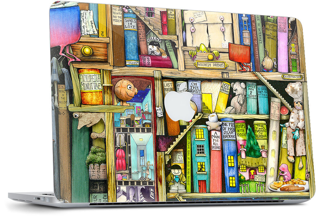 Bookshelf 2c MacBook Skin