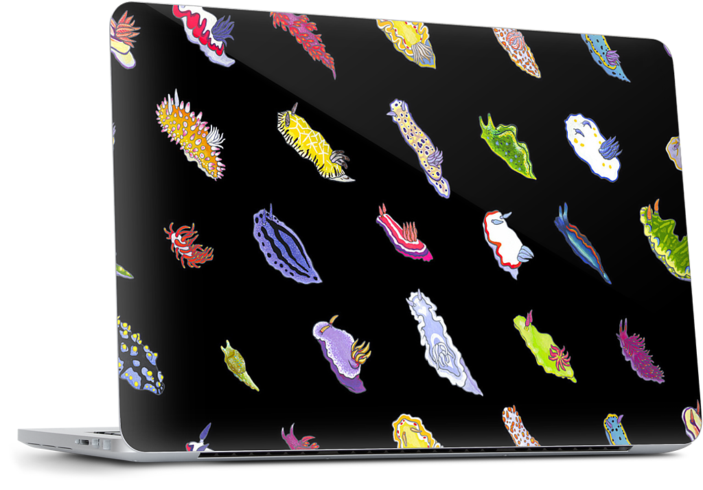 Nudibranch Black Dell Laptop Skin