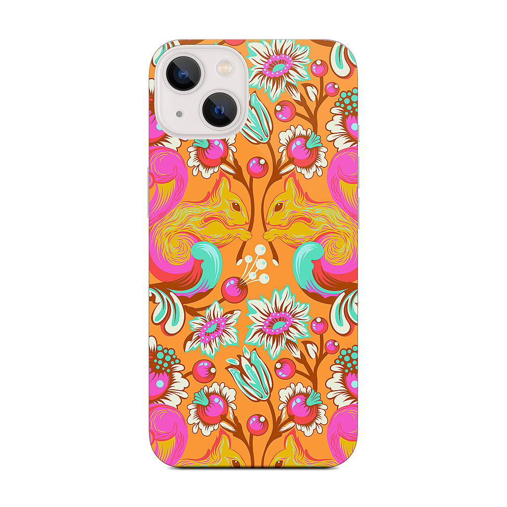 Squirrel Begonia iPhone Skin