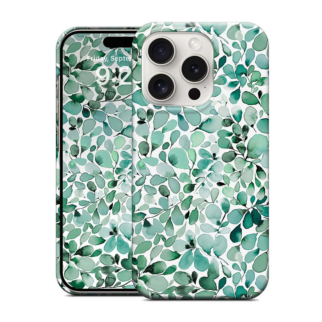 Eucalyptus Leafy Green iPhone Case