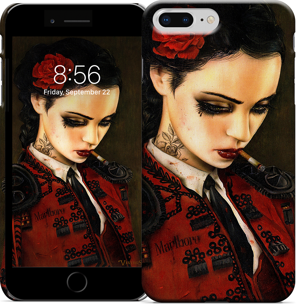 Bull Fight Her iPhone Case