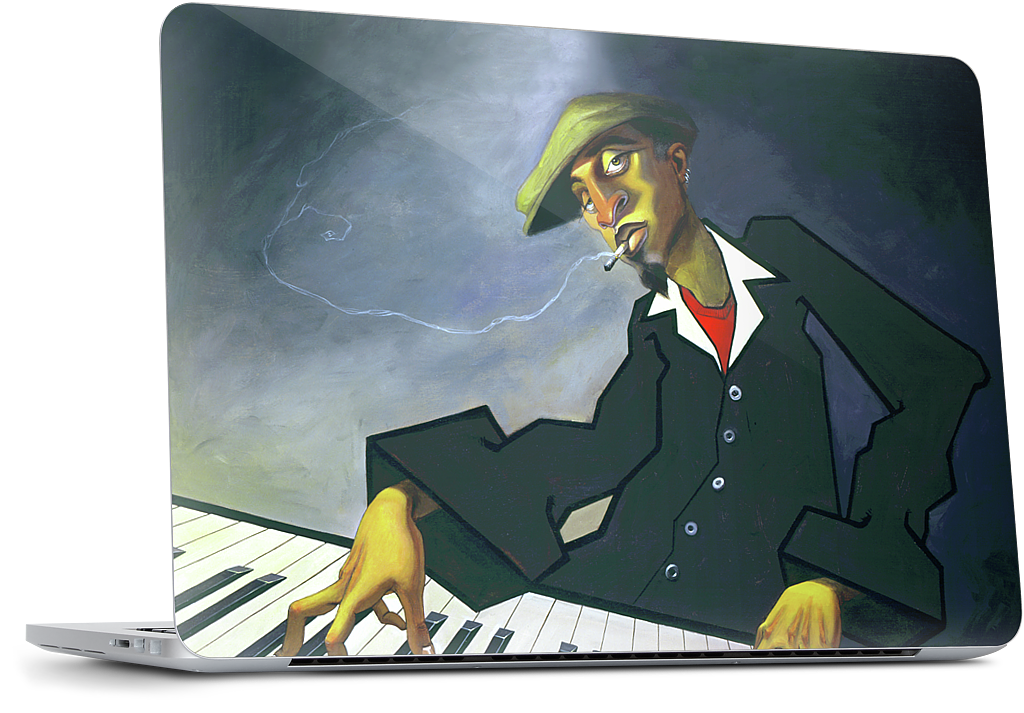Piano Man II MacBook Skin