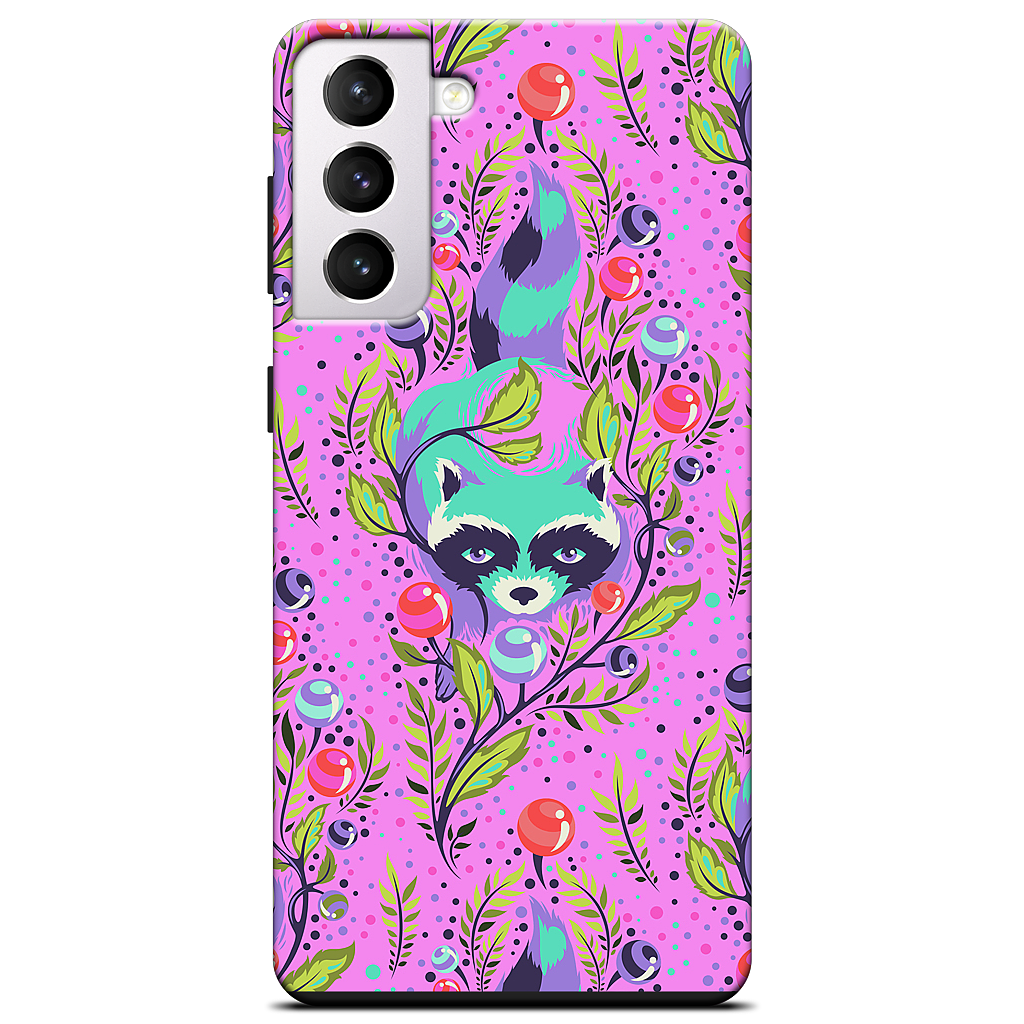 Raccoon Fuchsia Samsung Case