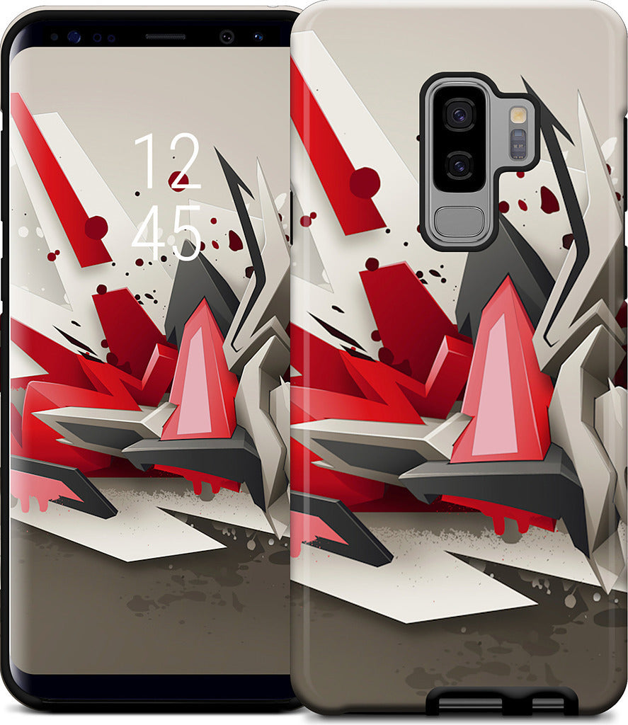 Red Metal Samsung Case