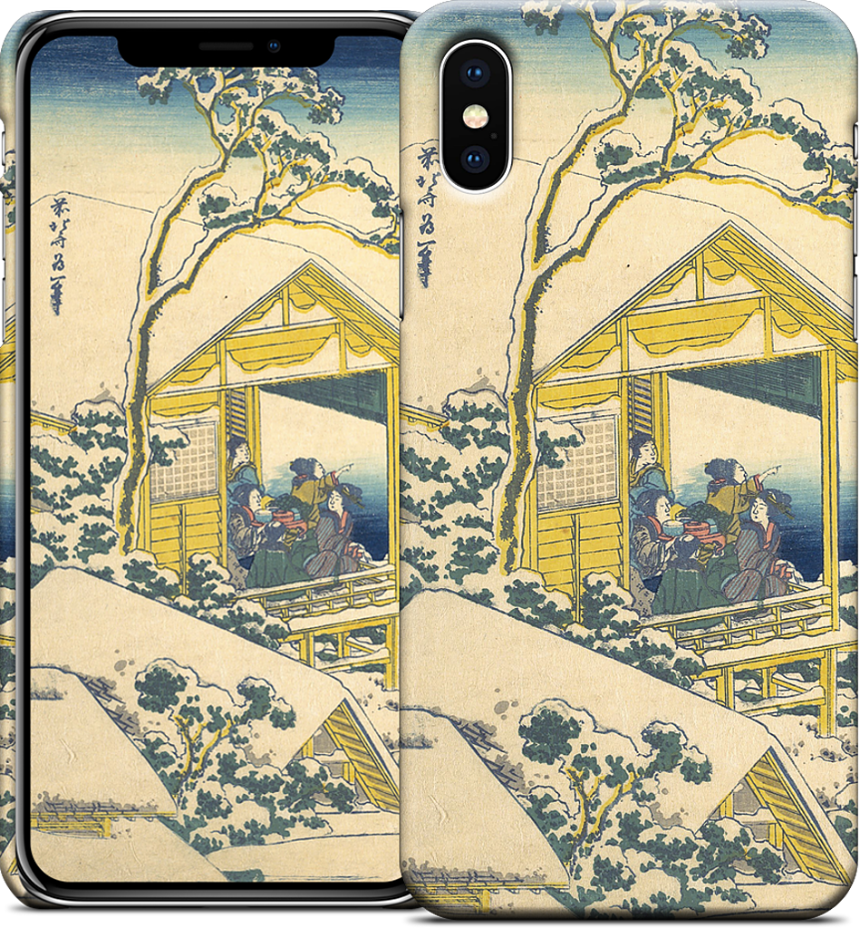 Morning After the Snow at Koishikawa in Edo (Koishikawa yuki no ashita) iPhone Case
