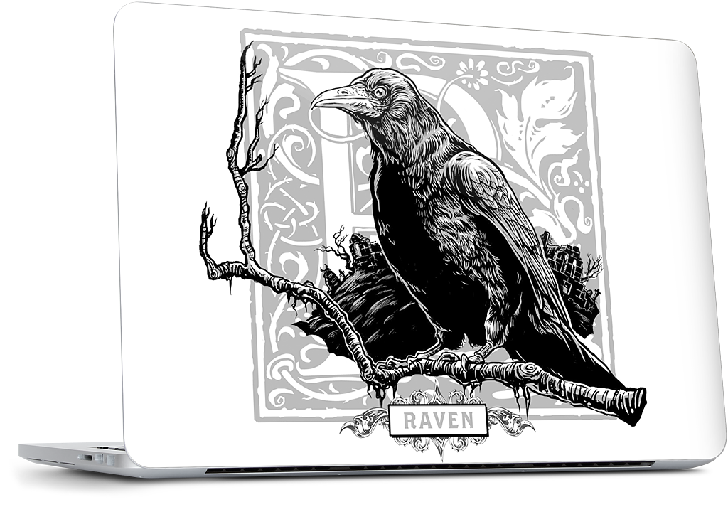 R Is For Raven MacBook Skin
