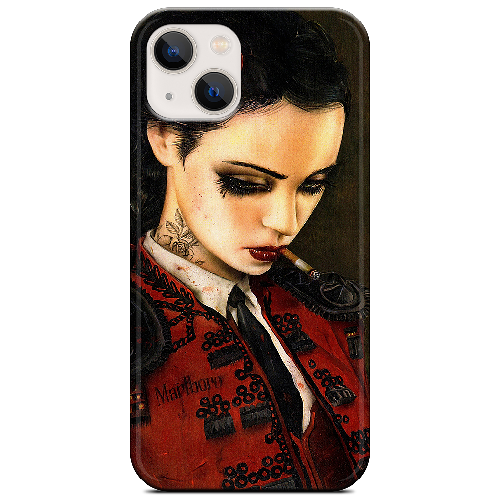 Bull Fight Her iPhone Case