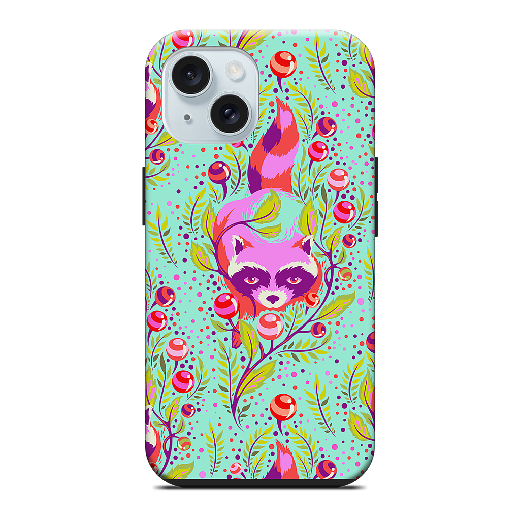 Raccoon Poppy iPhone Case