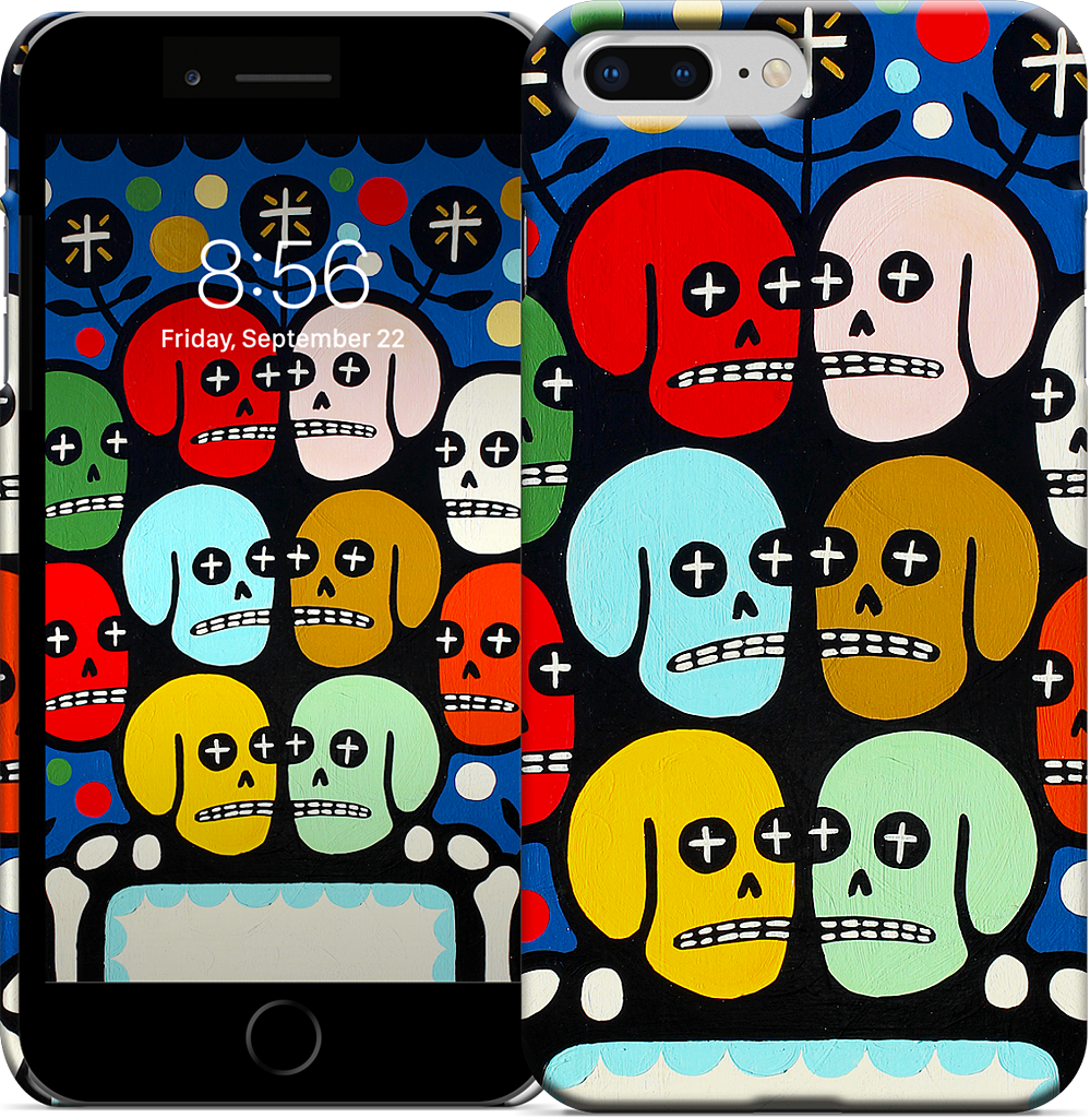 The Many Colors Of Death iPhone Case