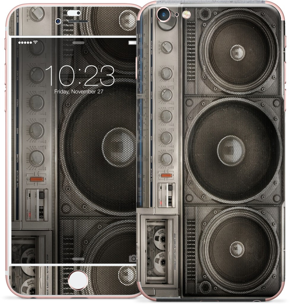 Boombox iPhone Skin