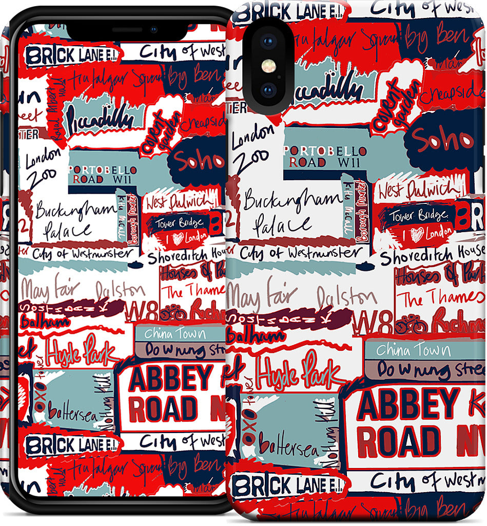 London Words iPhone Case