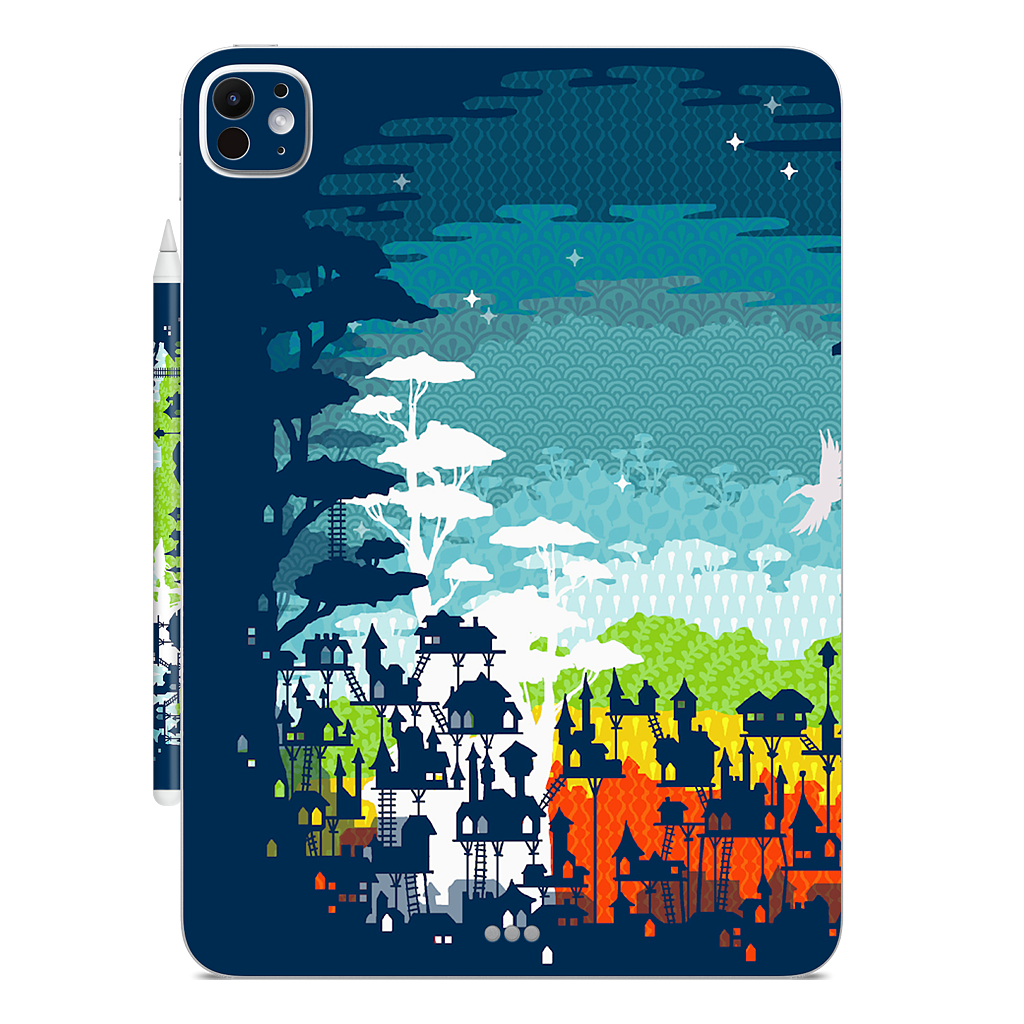 Rainforest City iPad Skin