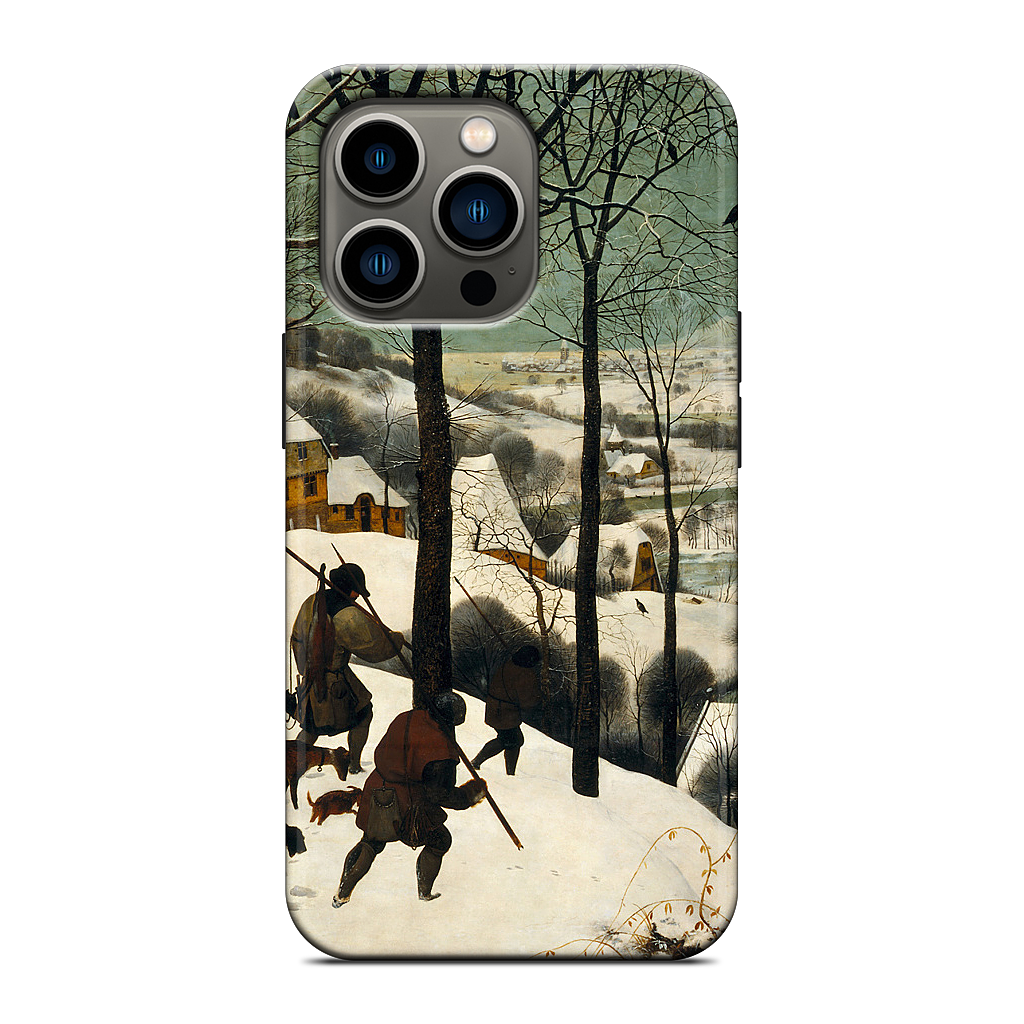 Hunters in the Snow iPhone Case