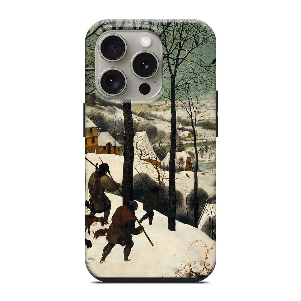 Hunters in the Snow iPhone Case