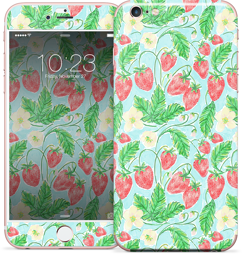 Wild Strawberries iPhone Skin