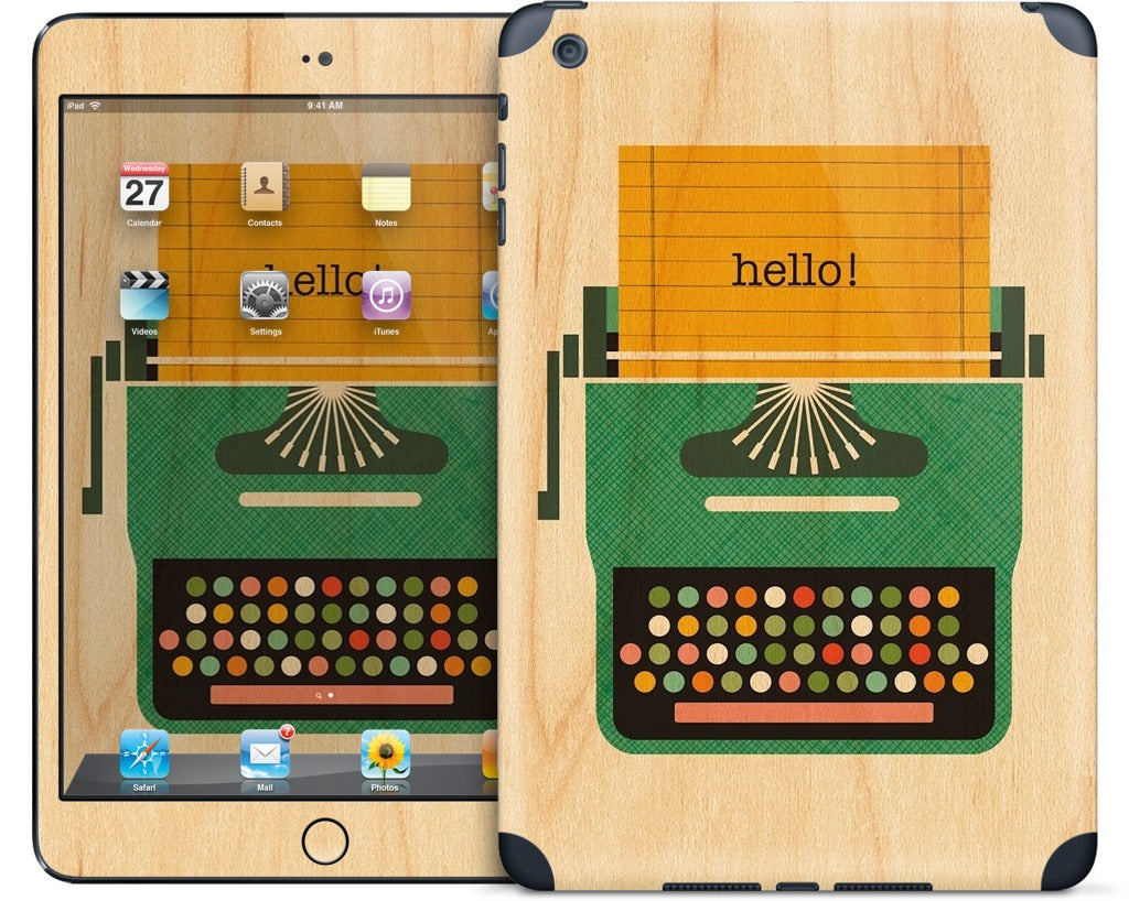 Typewriter iPad Skin