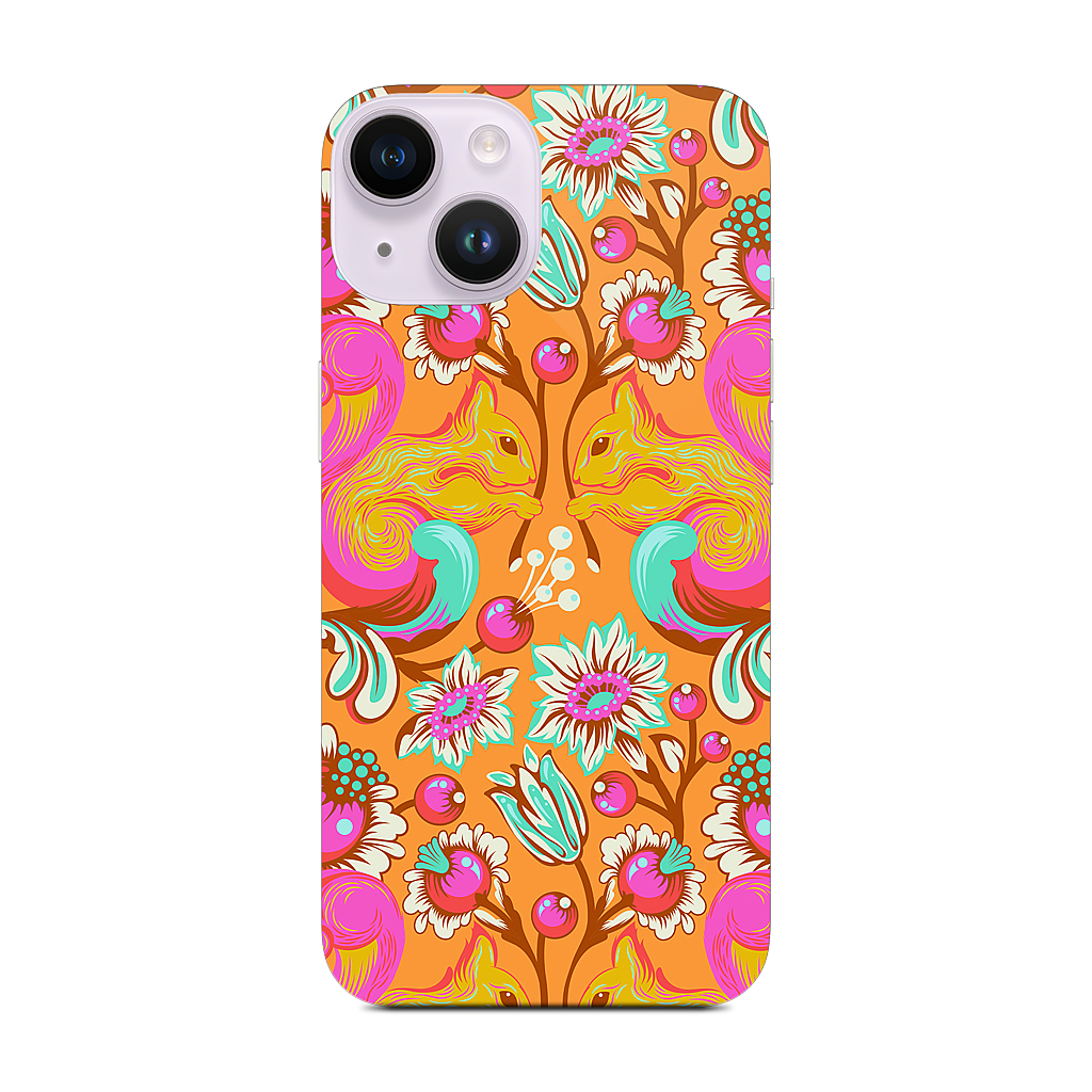 Squirrel Begonia iPhone Skin