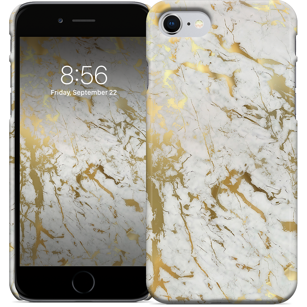 Gold Marble iPhone Case