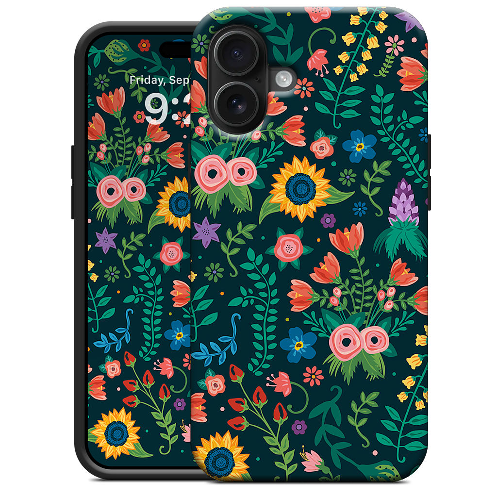 Floral Heart iPhone Case