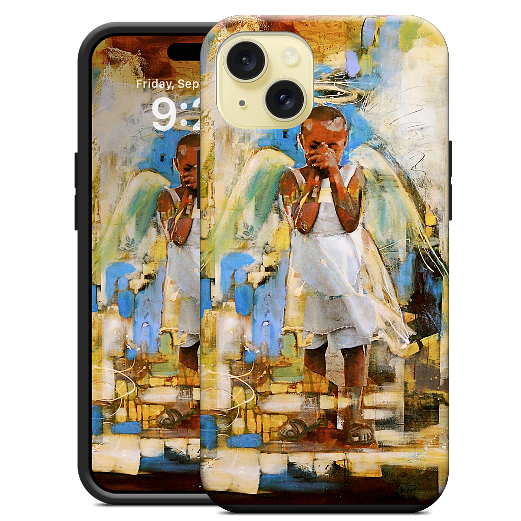 Shy Angel iPhone Case
