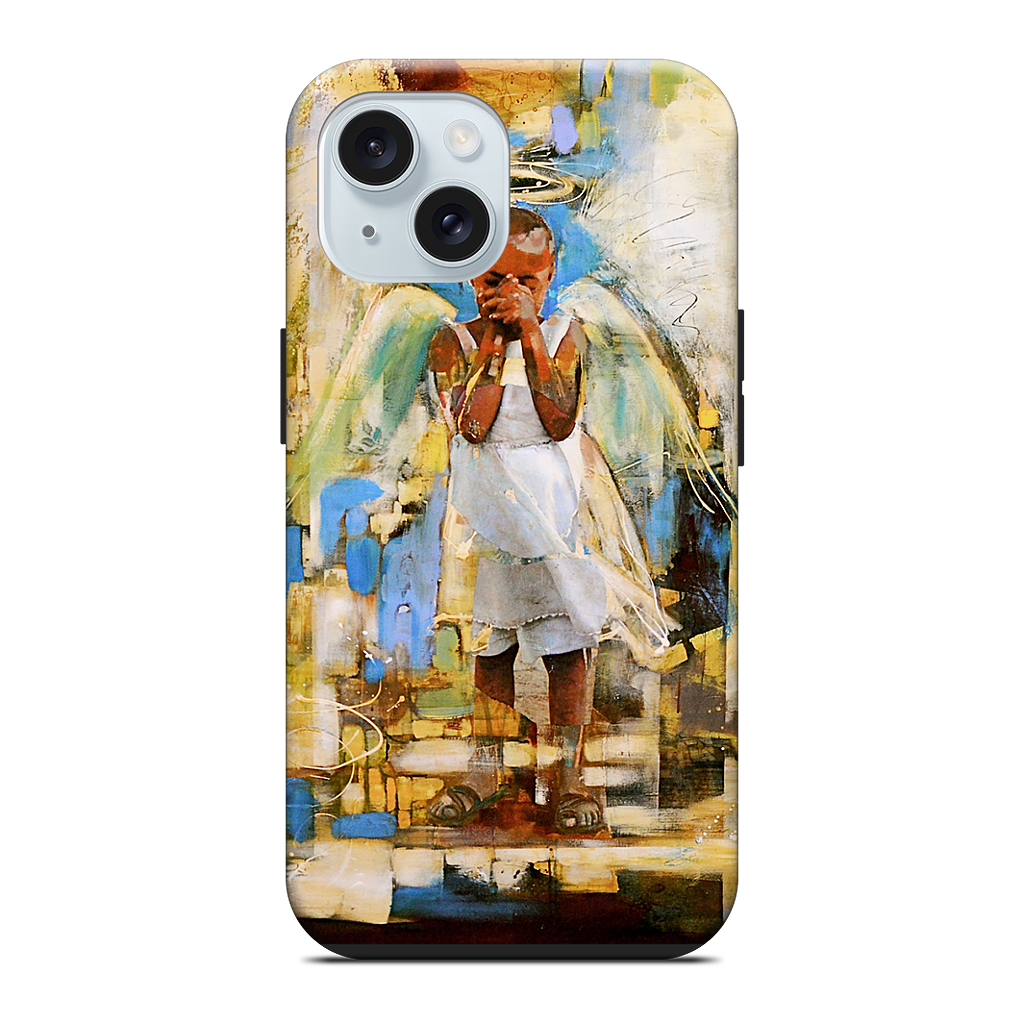 Shy Angel iPhone Case
