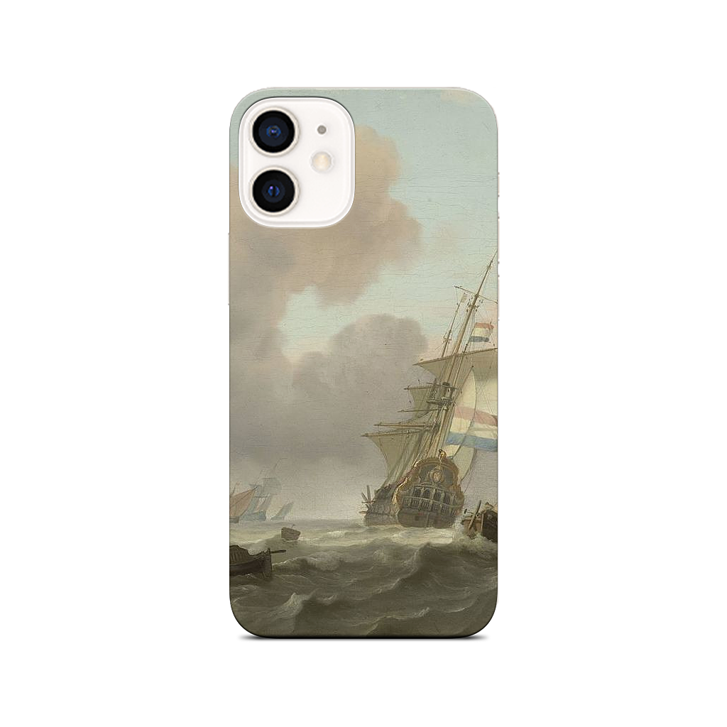 Ships in Choppy Sea iPhone Skin