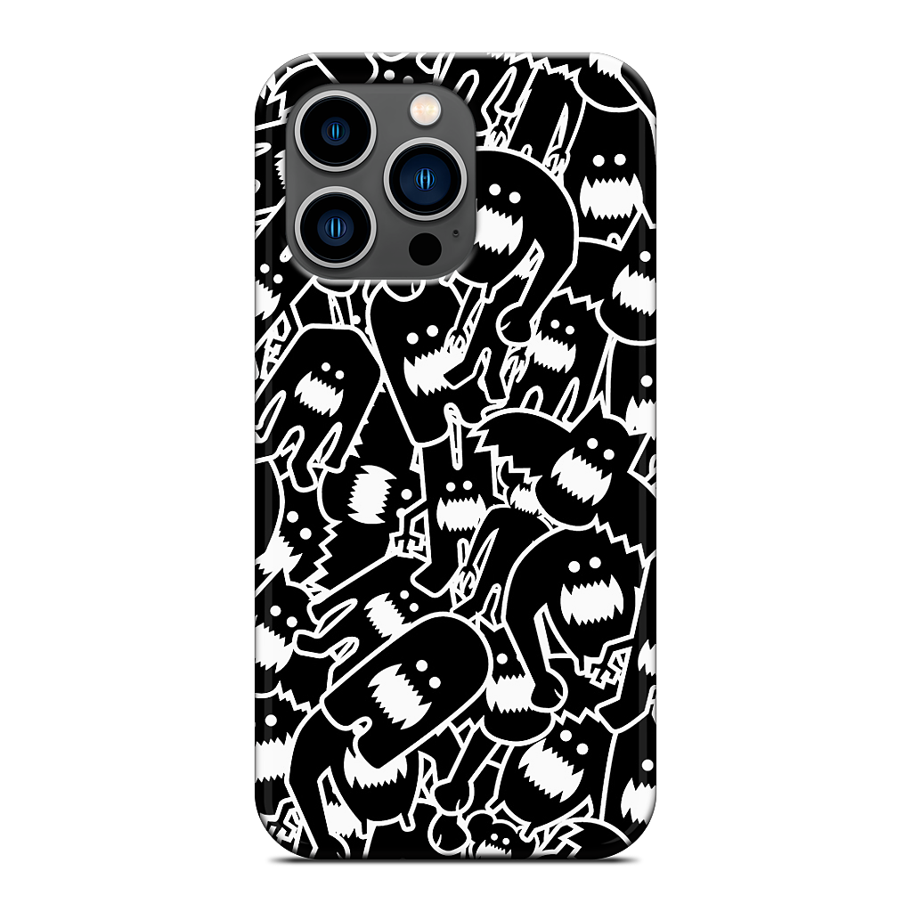 Monster Collage 2 iPhone Case
