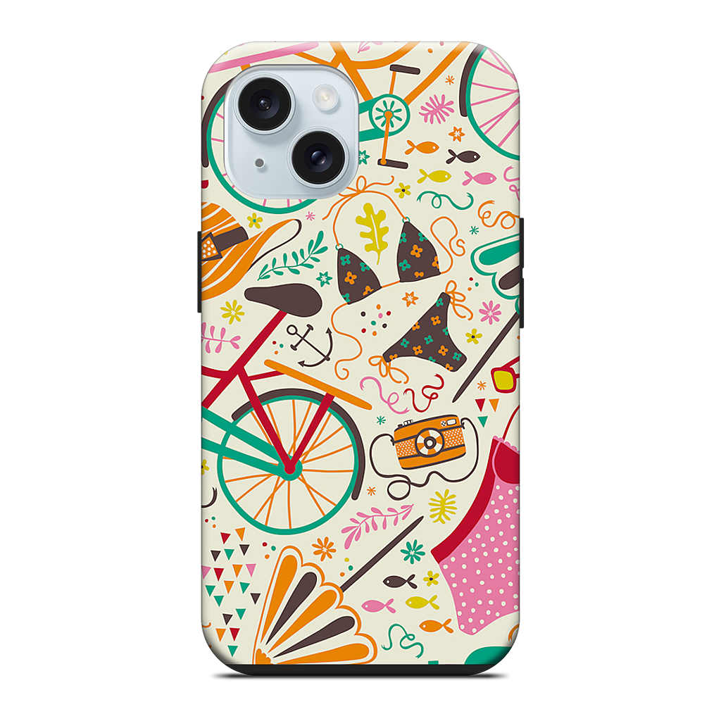 Seaside Cycle iPhone Case