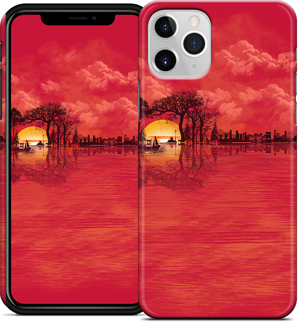 Musical Sunset iPhone Case
