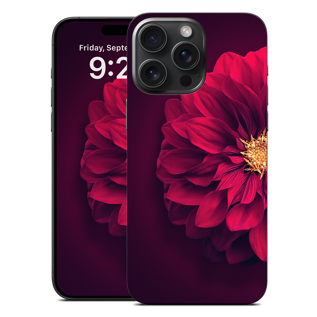 Red Bloom iPhone Skin