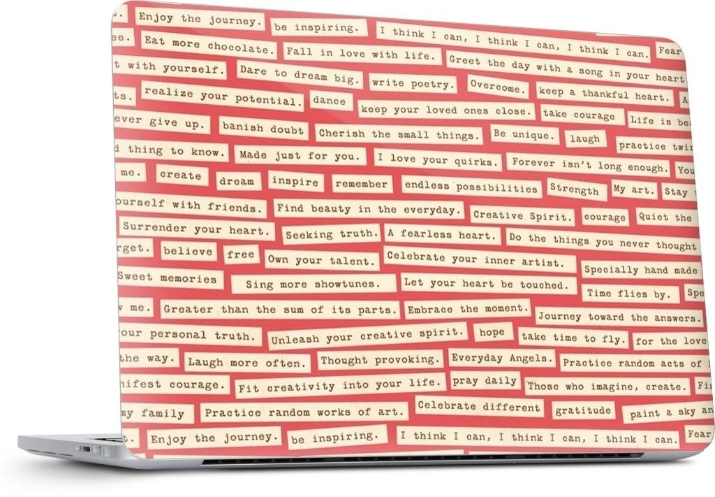 Happy Thoughts MacBook Skin