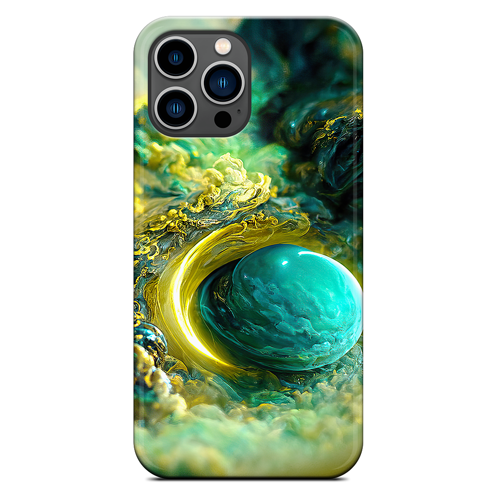 Planetary Accretion iPhone Case