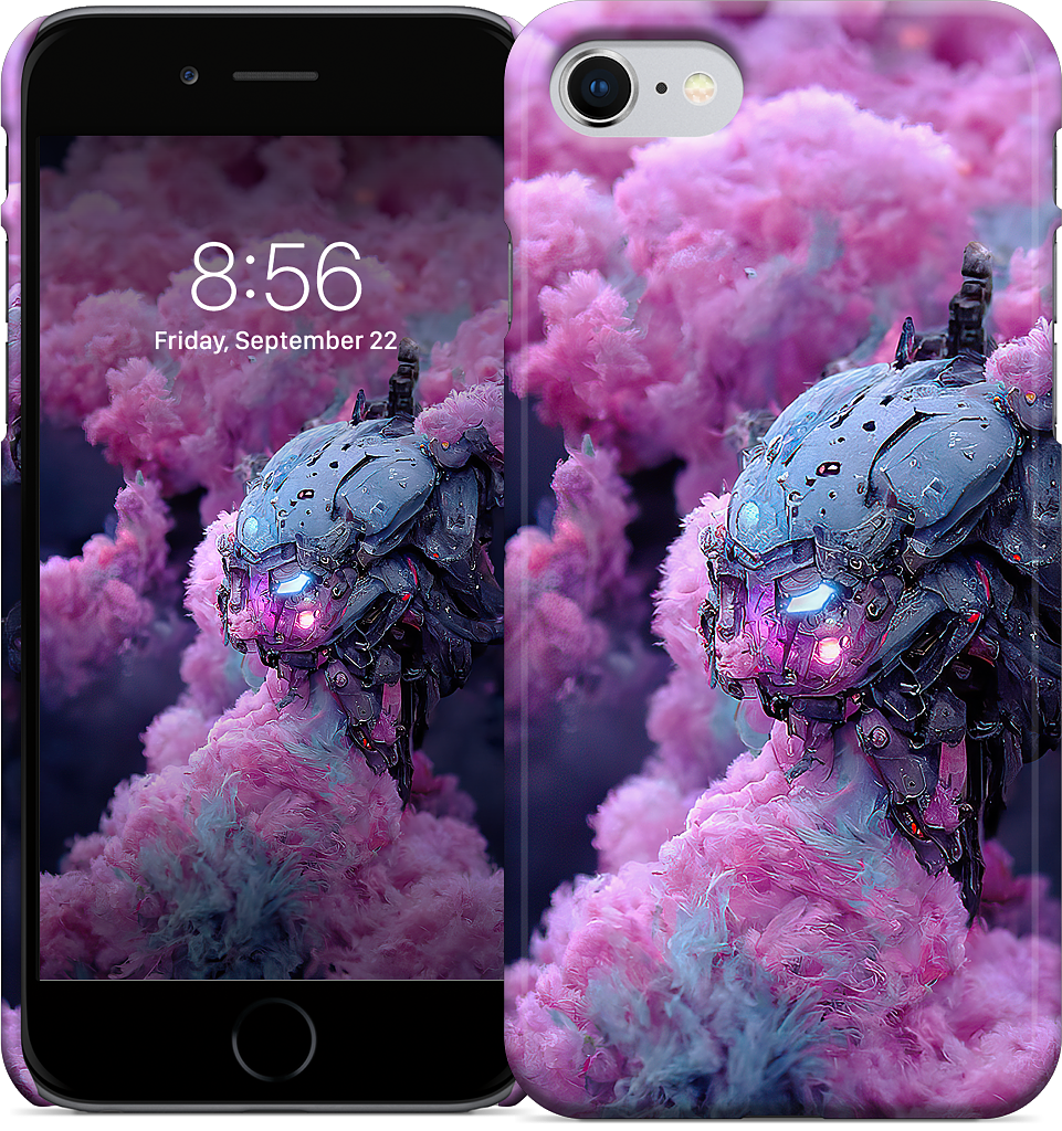 Cotton Candy Mechs iPhone Case