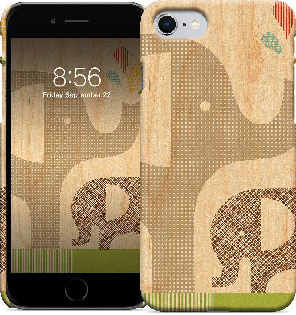 Elephant with Calf iPhone Case